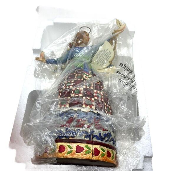Jim Shore Angel with Two Doves Peace and Goodwill To All Figurine 4007933 2007 - Picture 3 of 16